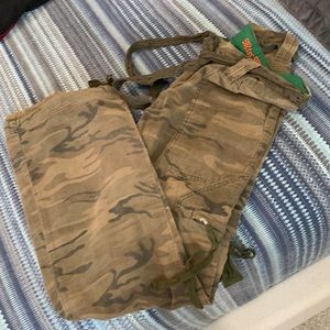 Cami corduroy Cargo style pockets.